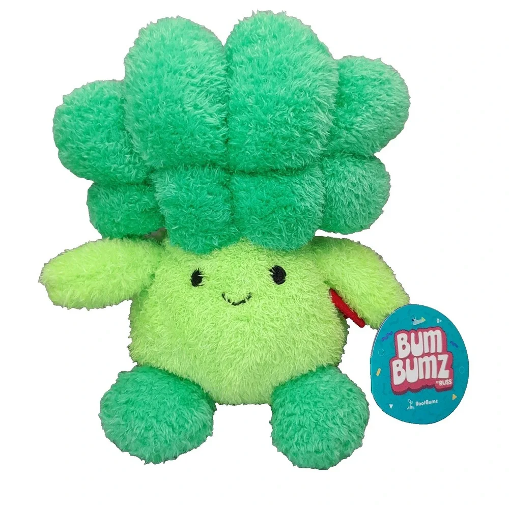 Bumbumz Rootbumz Bobby the Broccoli Plush 7.5